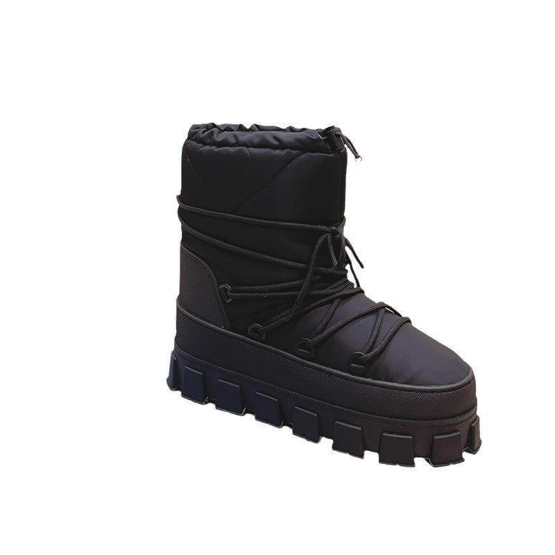 Women's Warm Keeping Winter Strap Bread Muffin Snow Boots