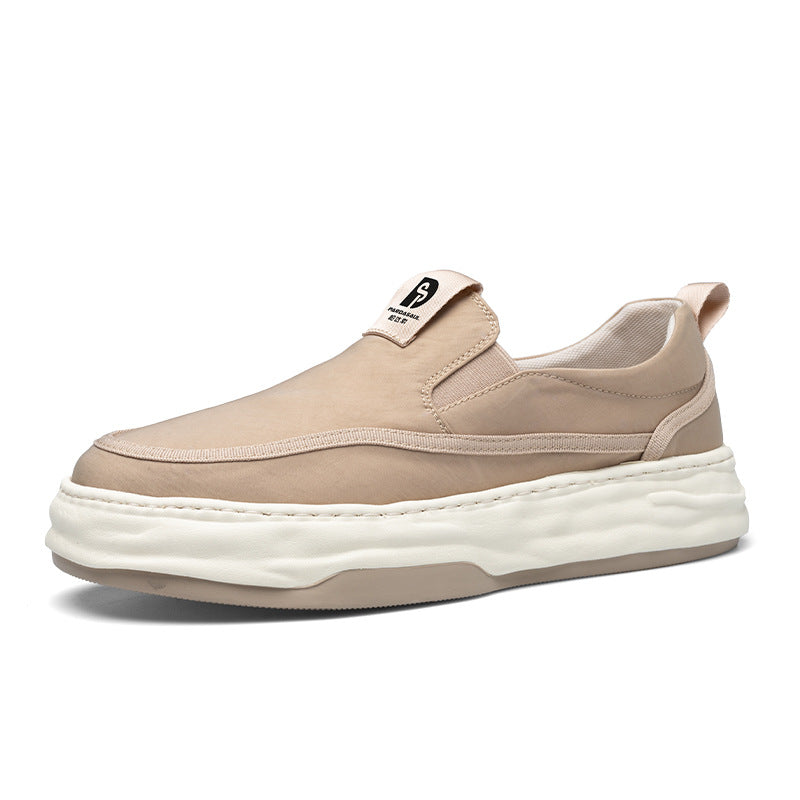 Men's Slip-on Lofter Summer Fashionable Versatile Breathable Canvas Shoes