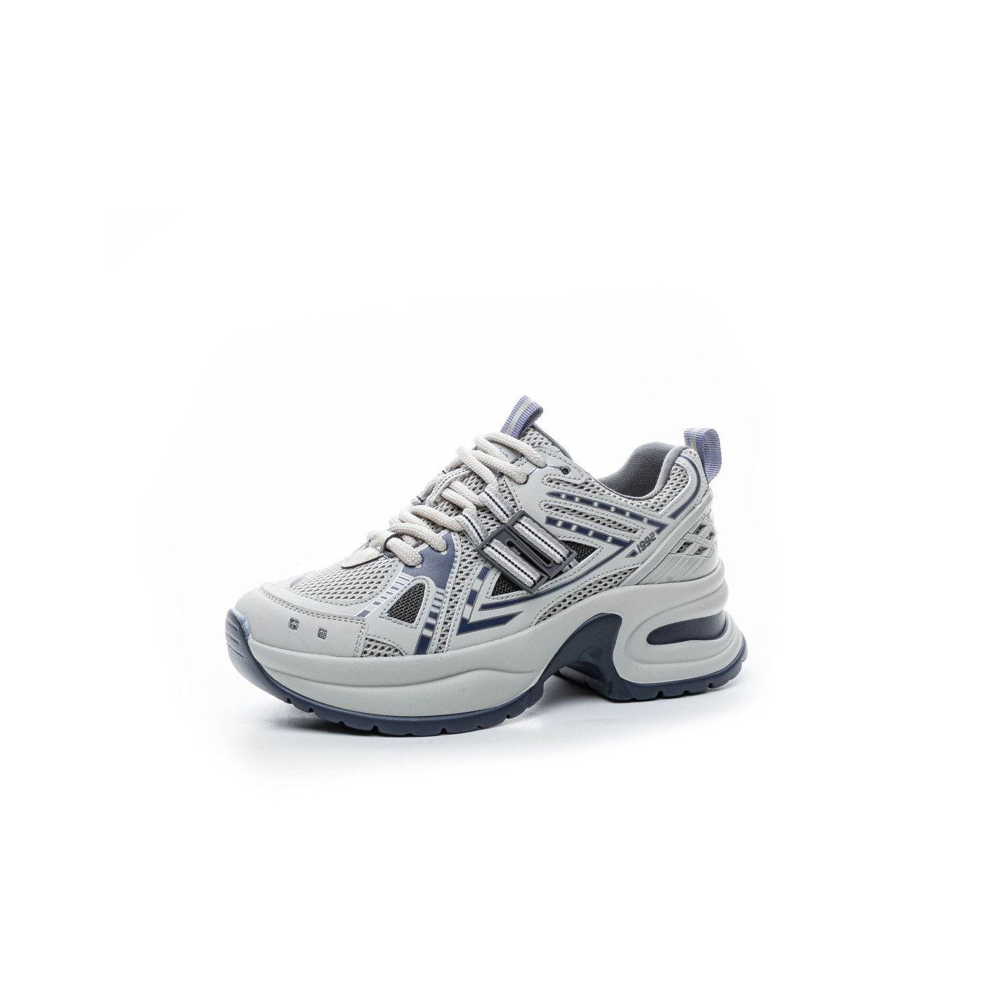 Women's Retro Daddy Round Toe Sports Platform Sneakers