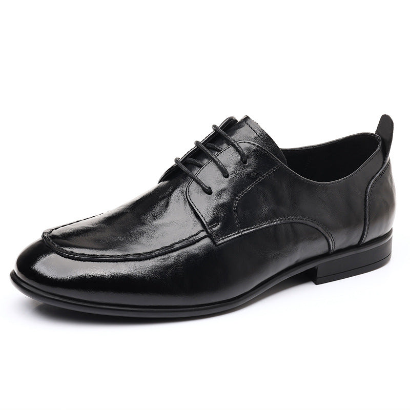 Men's Layer Cowhide Soft Bottom Surface Thin Loafers