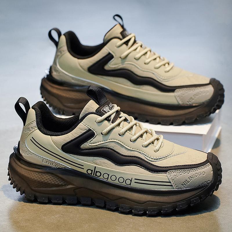 Men's Lightweight High Quality Sports Breathable Comfortable Soft Bottom Dad Thick Men's Board Shoes