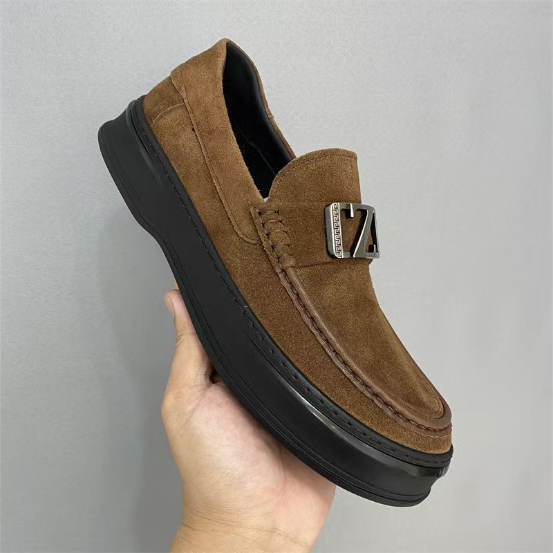 Men's Spring Genuine Doug One Pedal Platform Loafers