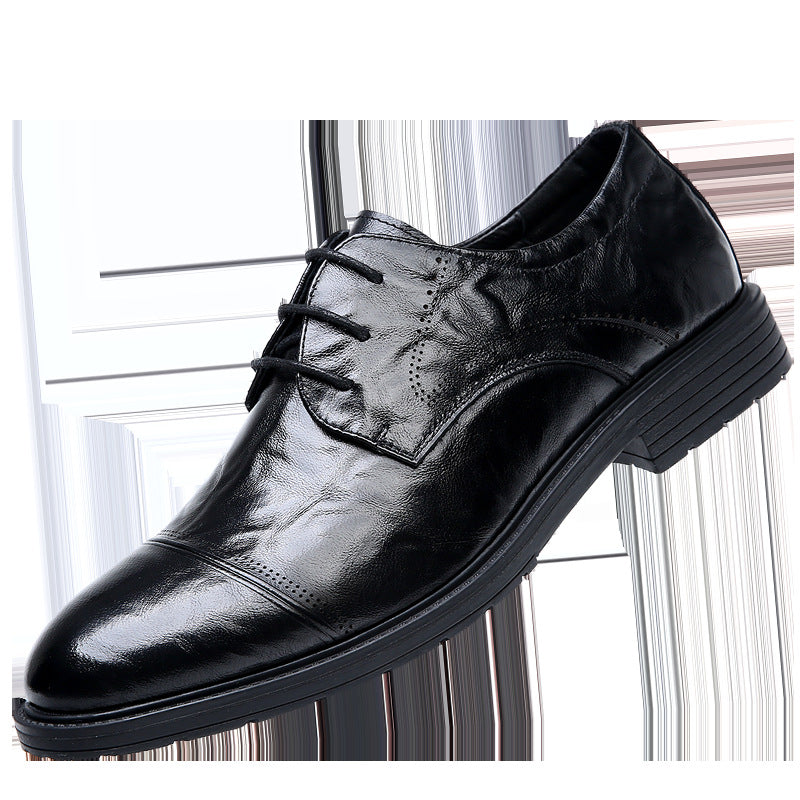 Men's Top Layer Business Official Comfortable Elegant Leather Shoes