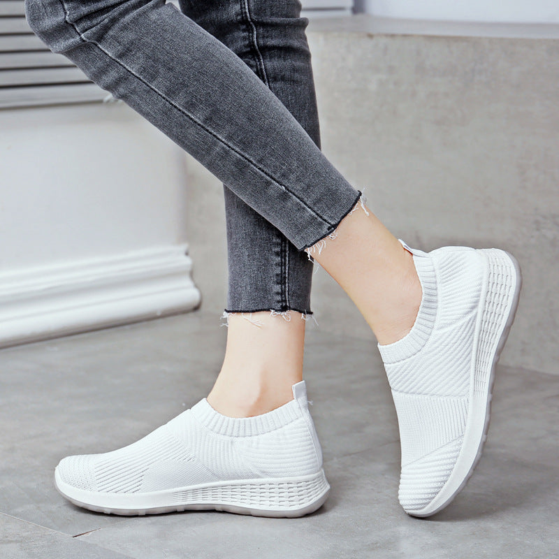 Women's Bottom Slip-on Running Socks Cover Feet Casual Shoes