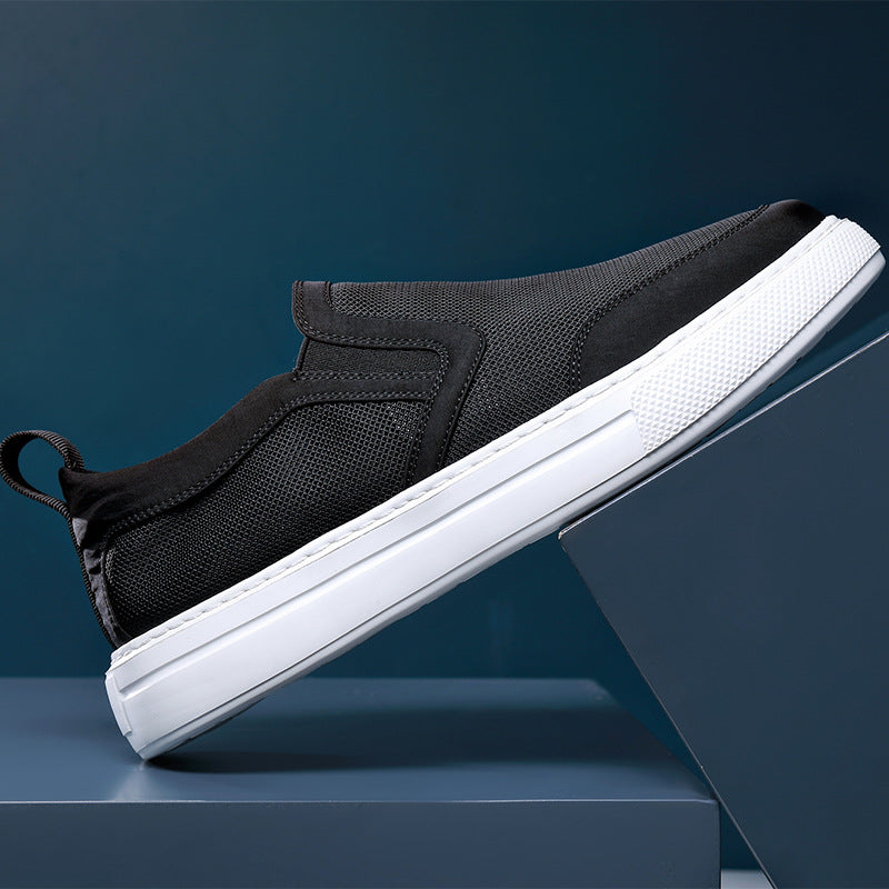 Men's Summer Breathable Lightweight Soft Sole Slip-on Men's Shoes