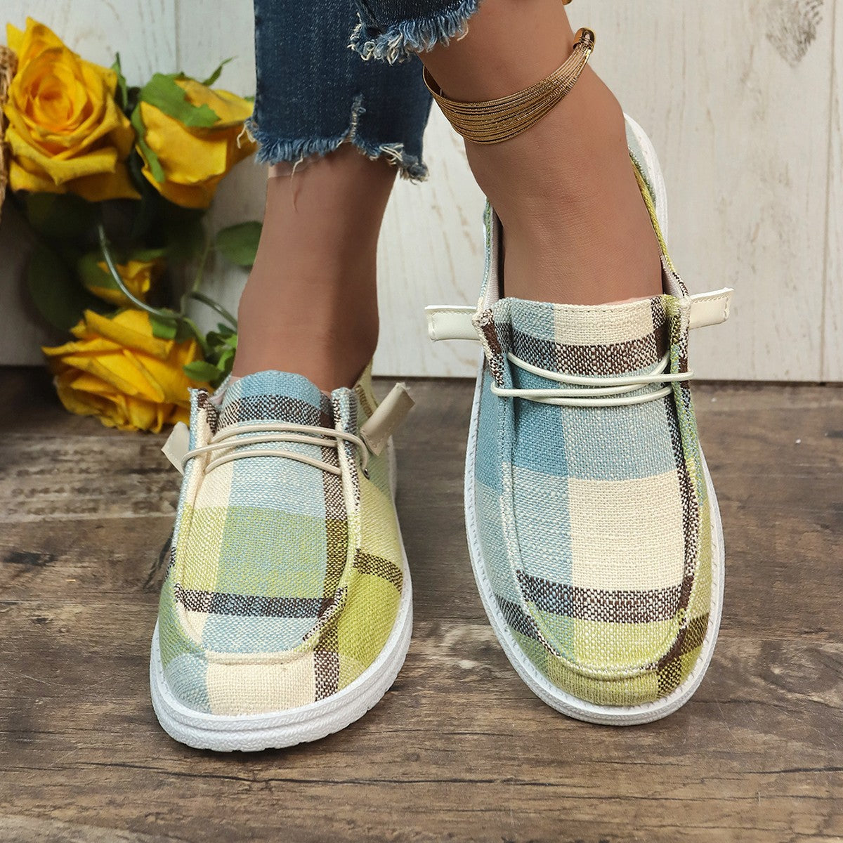 Women's Comfort Flat Slip-on Lofter Boat Plus Casual Shoes