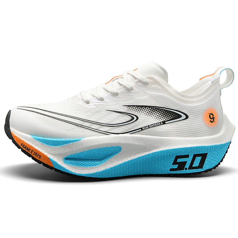 Men's Running Marathon Super Light Real Carbon Plate Racing Sports Sneakers