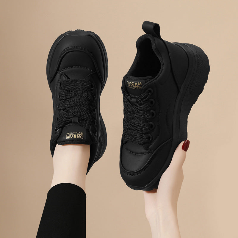 Women's Bottom Pumps Autumn Small Height Increasing Fashionable Casual Shoes