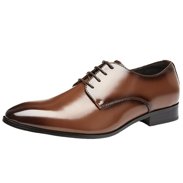Men's Formal Wear Simple Summer Pointed British Leather Shoes