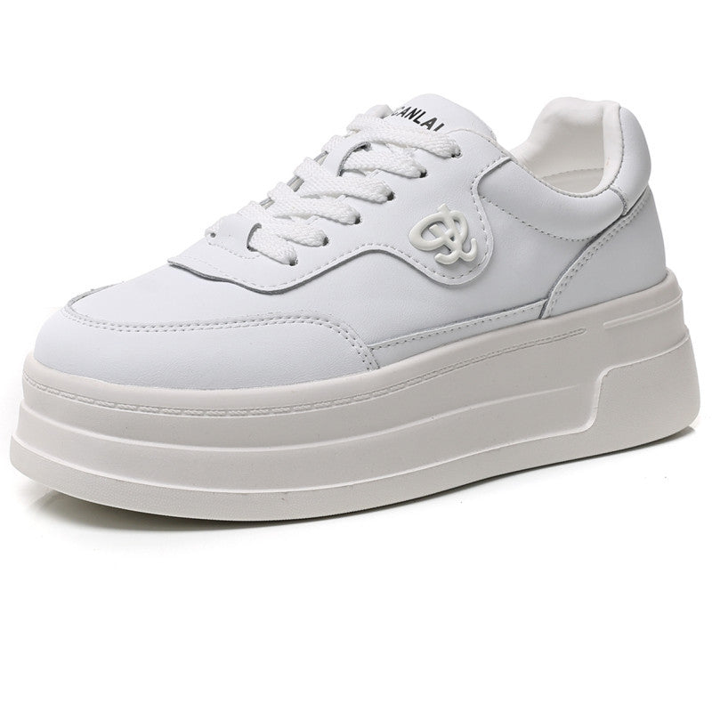 Women's Block Platform Heightened Easy Wear Autumn Casual Shoes