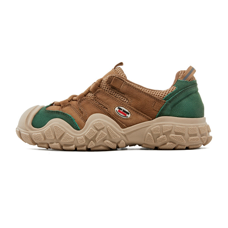 Women's First Layer Cowhide Sports Spring Retro Men's Shoes