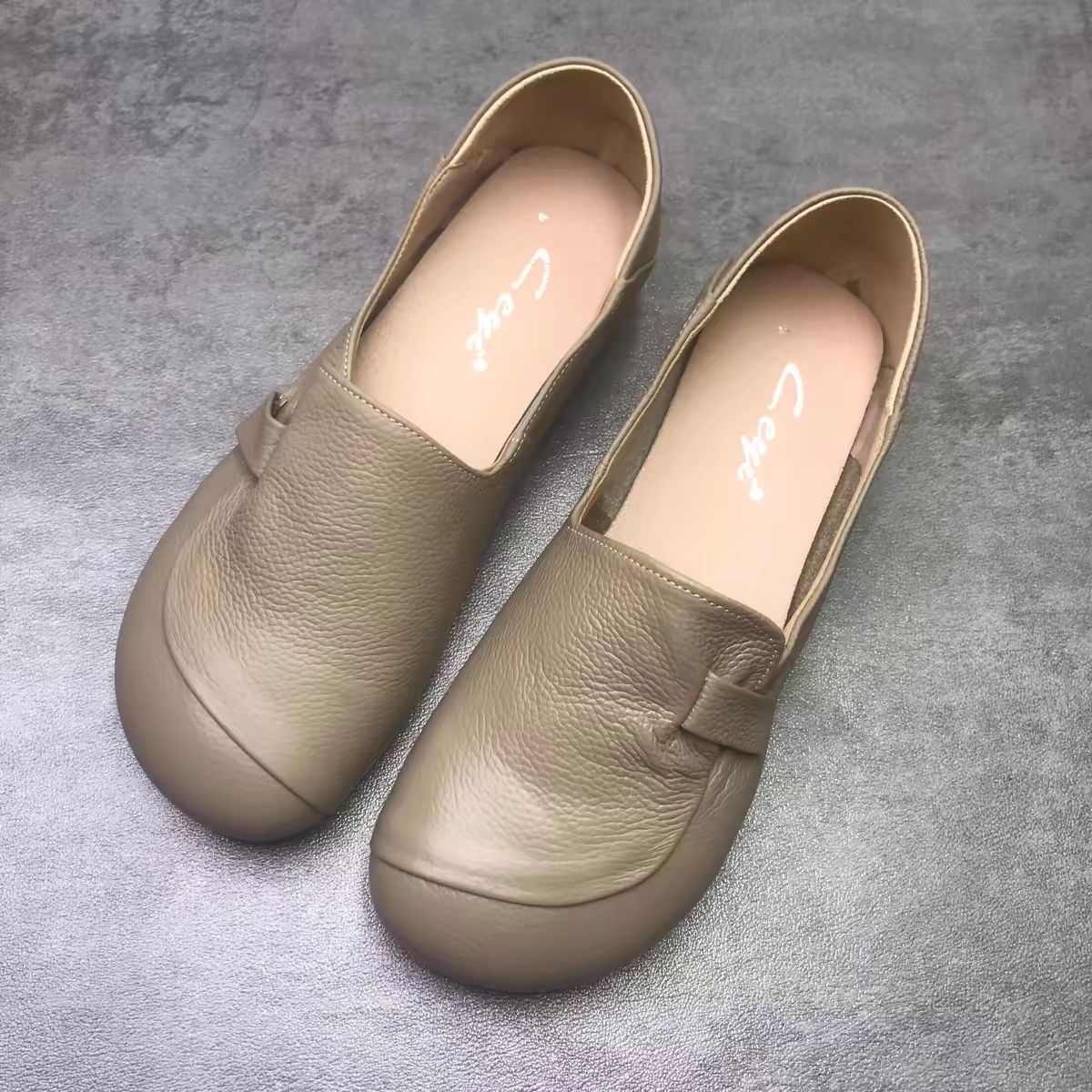 Women's Soft Bottom Comfortable Flats Wide Feet Casual Shoes