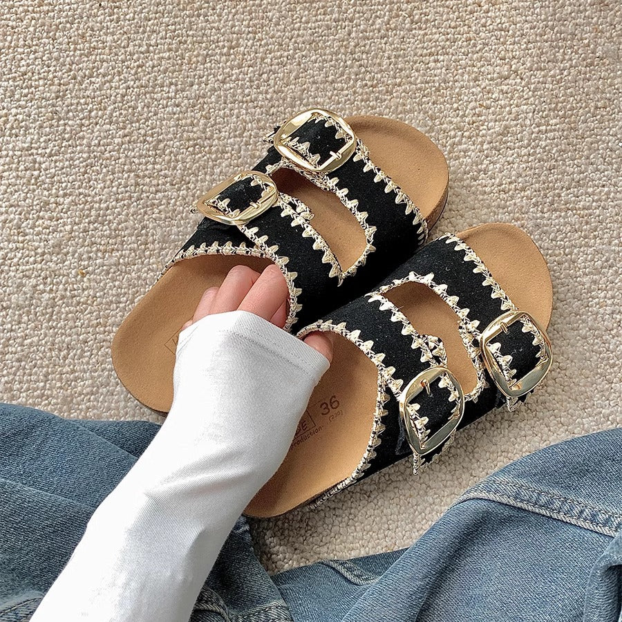 Women's Items Platform Summer Thick Bottom Slip-on Slippers