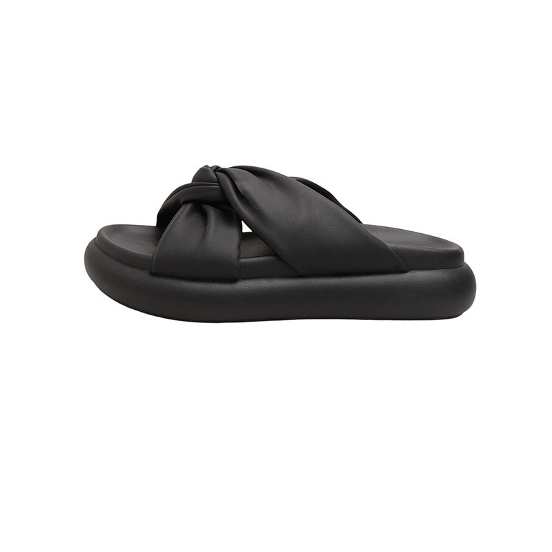 Women's Beach Thick-soled Summer Outer Wear With Slippers
