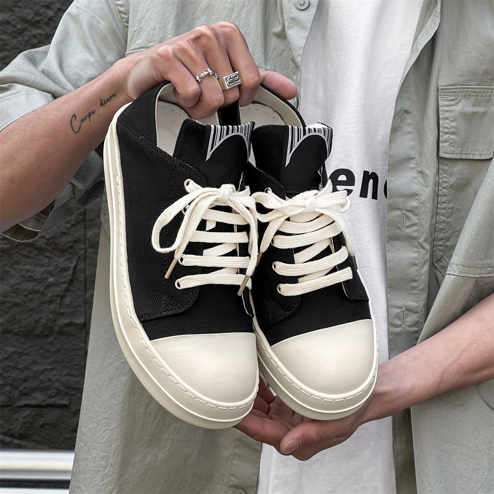 Men's Cloth Surface Board Sports Raise The Sneakers