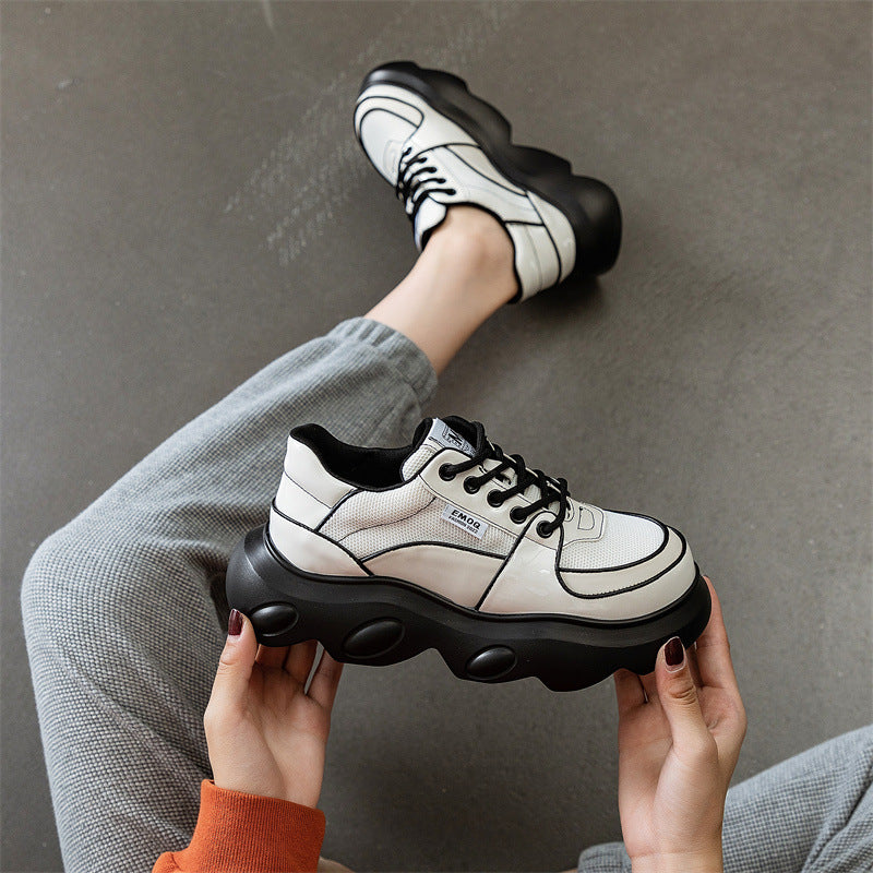 Women's Trendy Platform Dad Muffin Running Casual Shoes