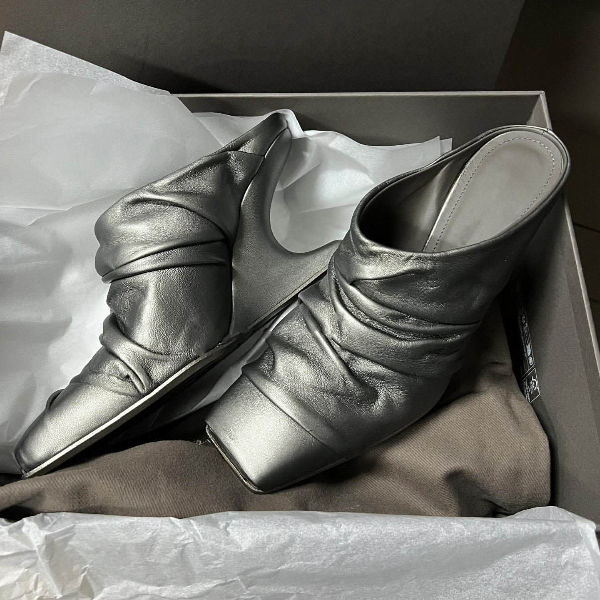 Women's Summer Outer Wear Pleated Closed Wedge Slippers