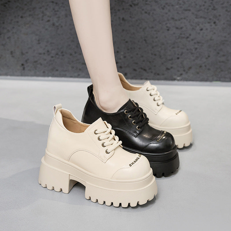 Women's Spring Platform Muffin Bottom Fashion Small Loafers