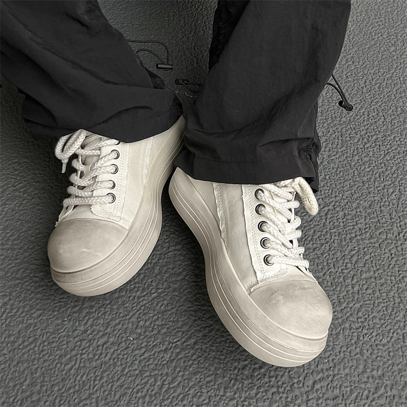 Head Thick Sole Height Increasing Mickey Sneakers
