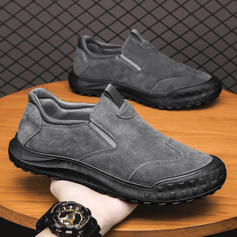 Men's Indoor Outdoor Labor Protection Slip-on Lazy Casual Shoes