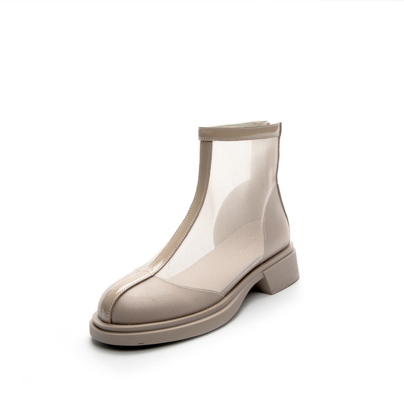 Women's Durable Trendy Breathable Mesh Platform Boots