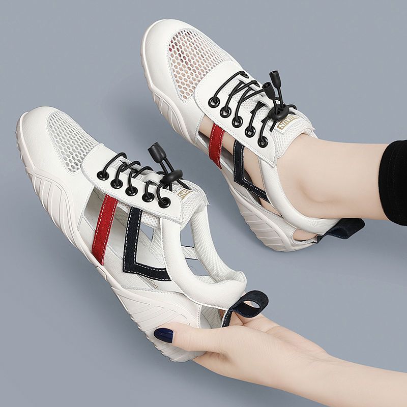 Women's Gold Silk Rabbit Genuine White Soft Sneakers