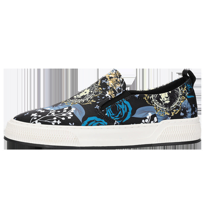 Men's Korean Style Leisure Trendy Board Low Top Canvas Shoes