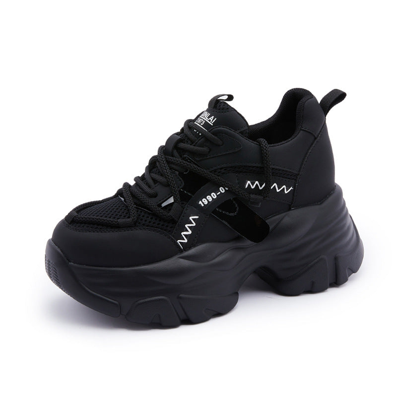 Women's Height Increasing Insole Dad Spring Breathable Sneakers