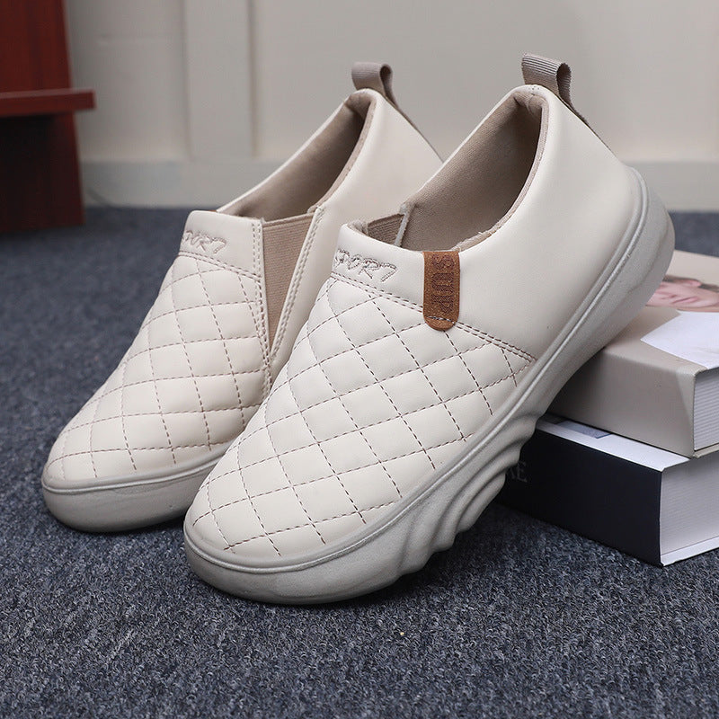 Women's Platform Mother Slip-on Soft Bottom Bread Casual Shoes