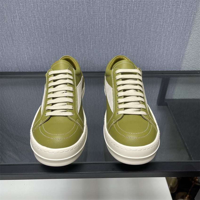 Green High Street Low Top Niche Sneakers