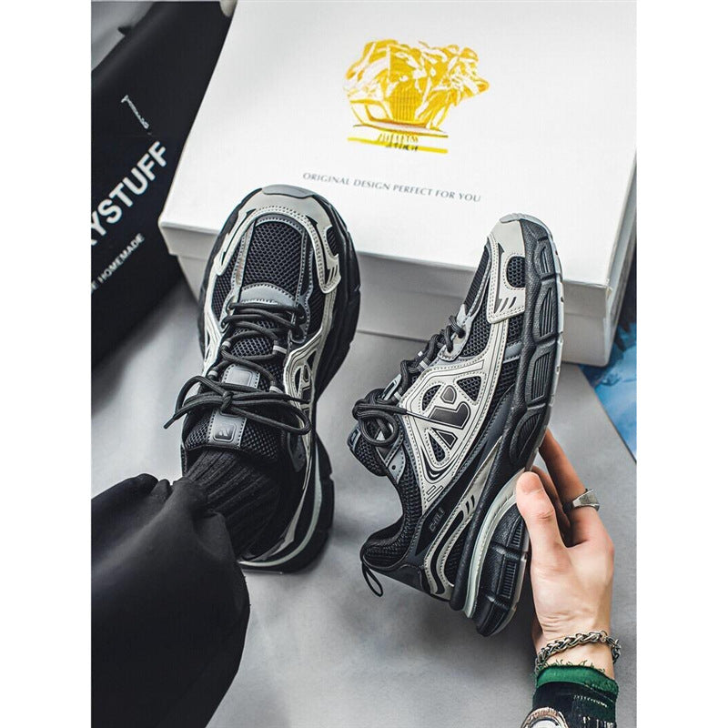 Men's Korean Style Sports Leisure Running Mesh Sneakers