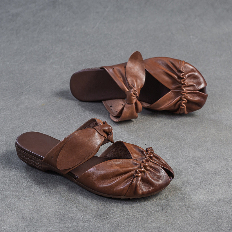 Women's Breathable Soft Bottom Surface Flat For Sandals