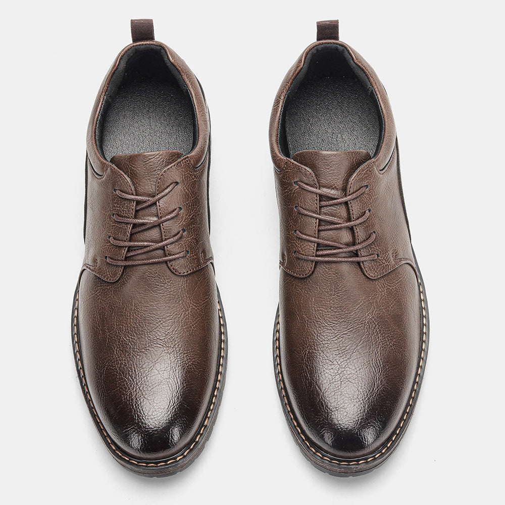 Pretty Men's Graceful Pumps Size Comfort Leather Shoes