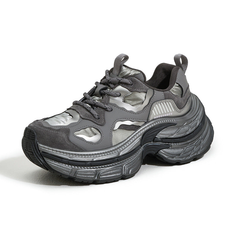 Women's Dad Spring Niche Platform Height Increasing Sneakers