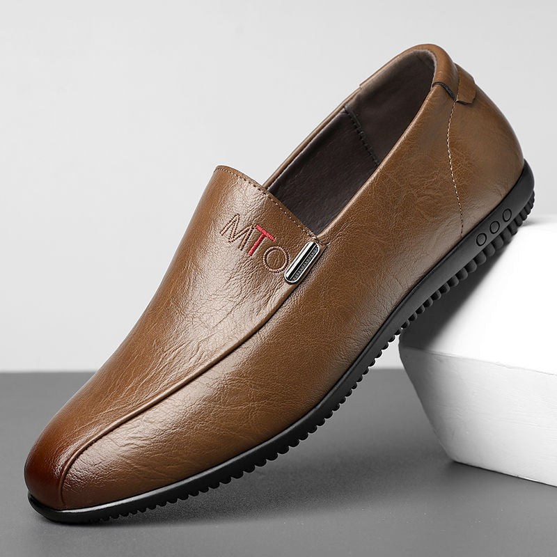 Men's Durable Attractive Charming Flat Driving Leather Shoes