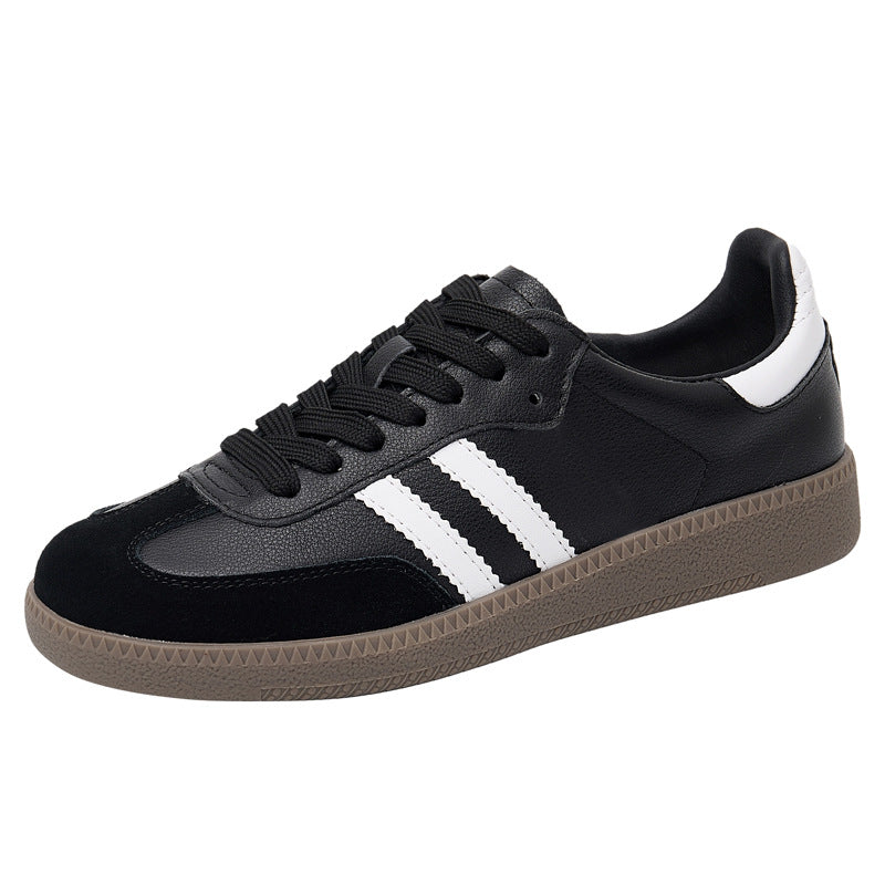 Women's & Men's Layer Cowhide Sports Skate Korean Style Casual Shoes