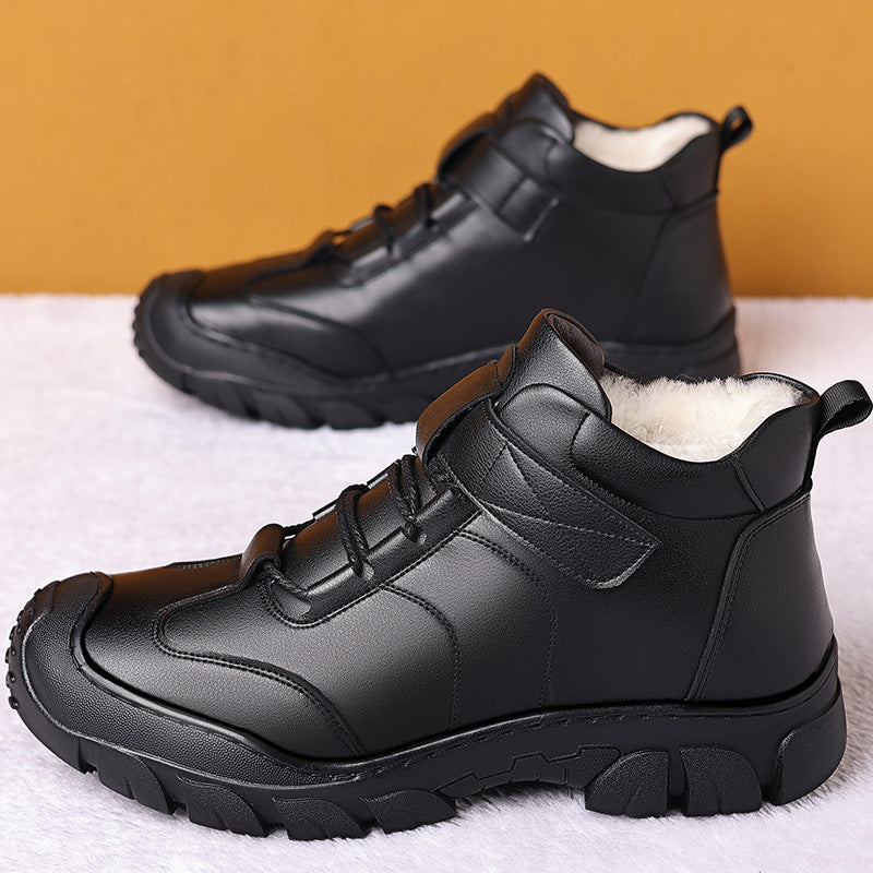 Men's Winter Warm With Veet Thick Cotton Snow Boots