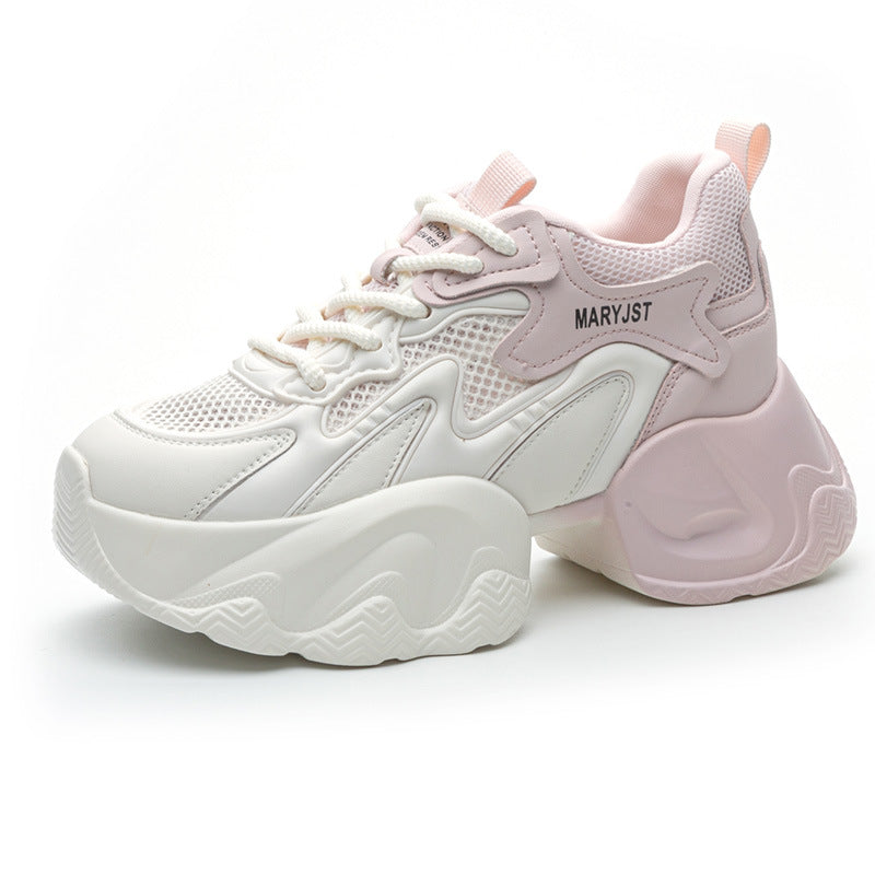 Women's & Men's Spring Dad Platform Sports Breathable Mesh Casual Shoes
