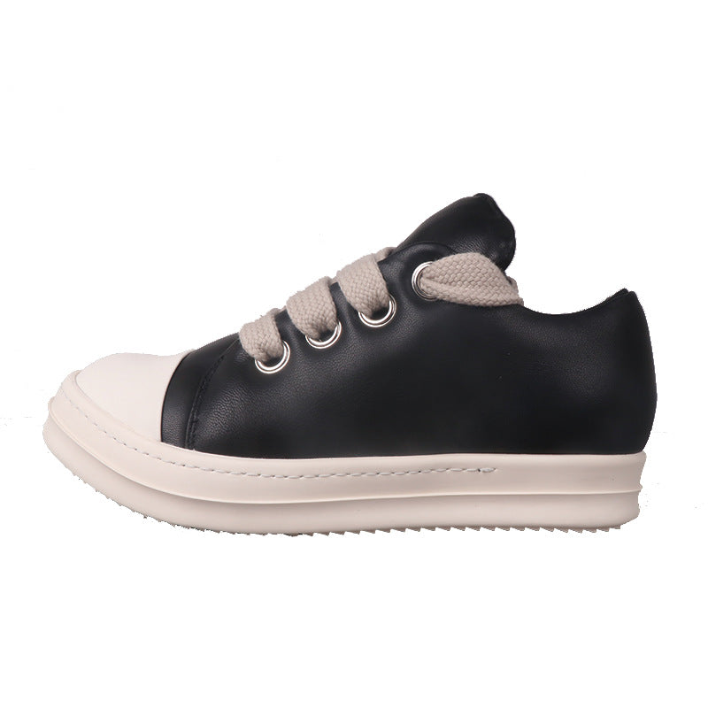 Women's & Men's Sports Bread Hight Increasing Board Male Fat Low Canvas Shoes