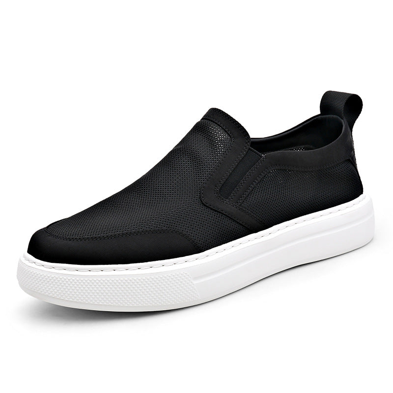 Men's Summer Breathable Lightweight Soft Sole Slip-on Men's Shoes