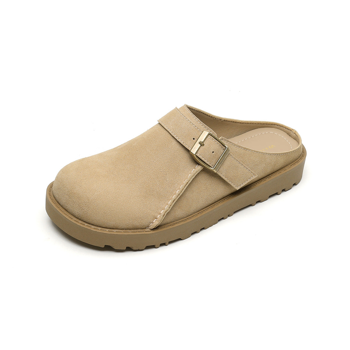 Women's Toe Box Half Outer Wear Thick Slippers