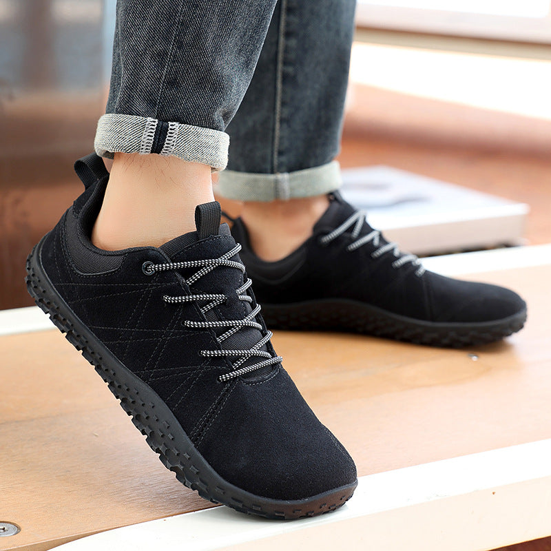 Women's & Men's Plus Size Running Suede Leisure Mountaineering Sneakers