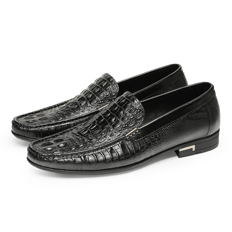 Men's Delivery Within Hours First Layer Cowhide Casual Shoes