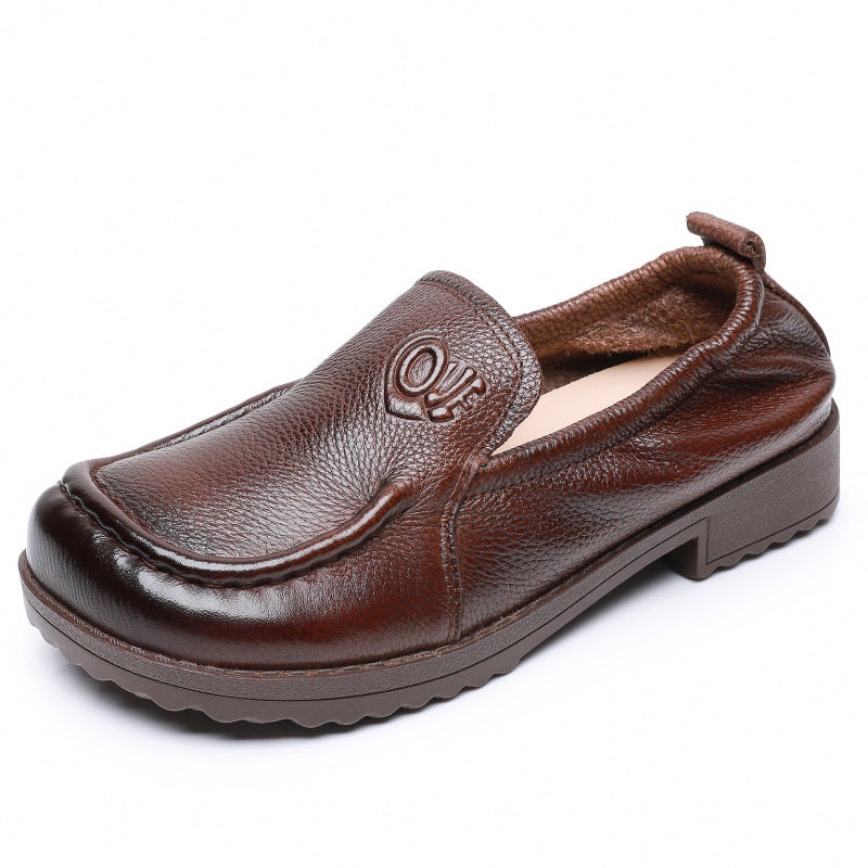 Women's Pumps British Style Handmade Soft Bottom Loafers