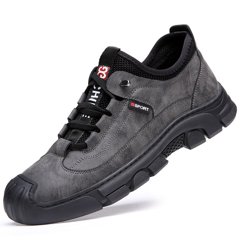 Men's Spring Genuine Outdoor Sports Hiking Comfortable Sneakers