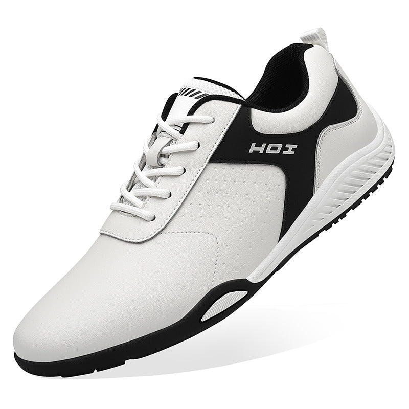 Men's Spring Fashion Trendy Sports Breathable Running Leather Shoes