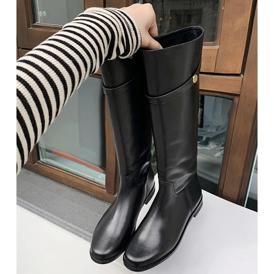 Women's Coins In Seconds Retro Chunky Thick Bottom Boots
