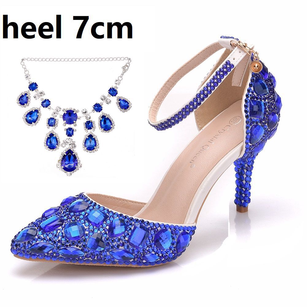 Plus Size Tassel Rhinestone Wedding Stiletto Sandals