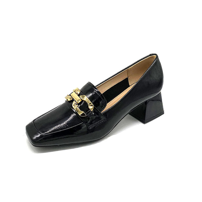 Women's Square Toe Pumps Spring Korean Style Casual Shoes