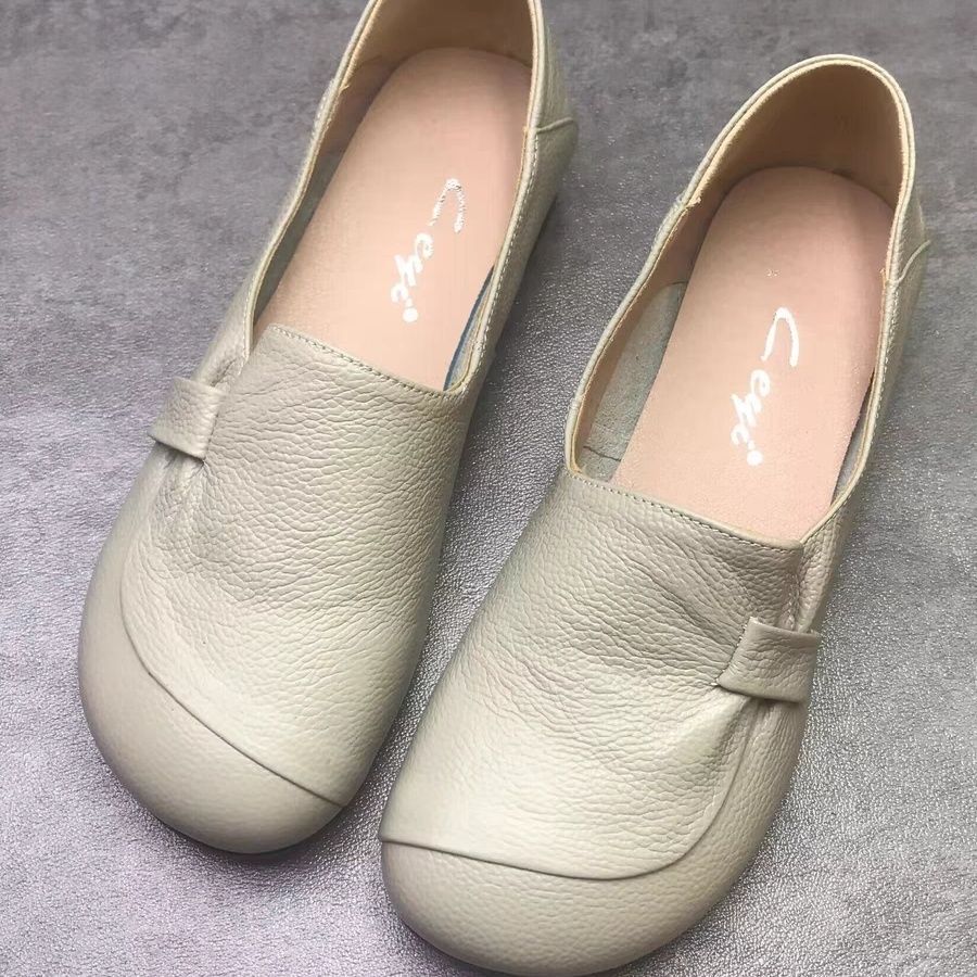 Women's Soft Bottom Comfortable Flats Wide Feet Casual Shoes